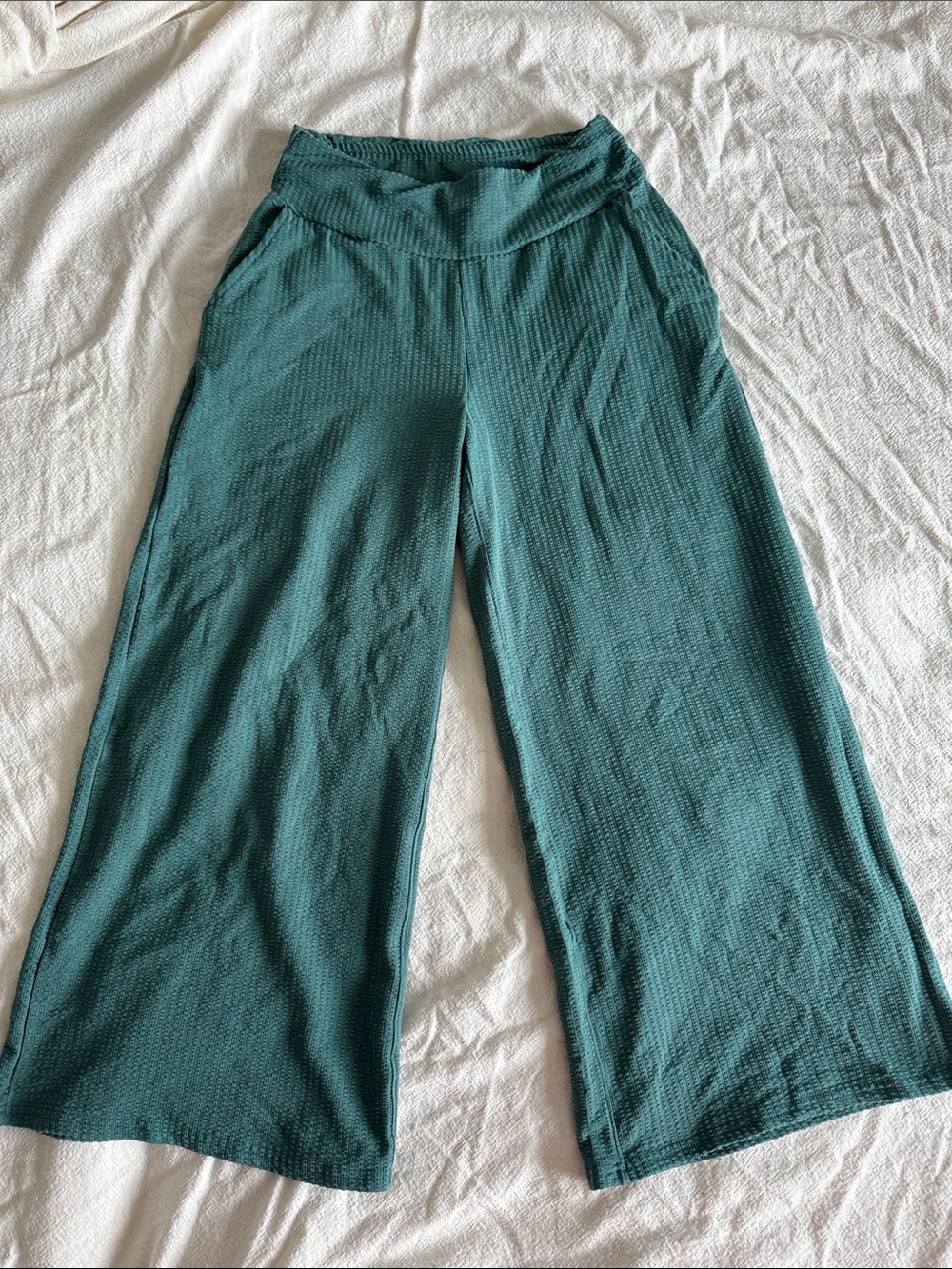 Women’s Toad and Co Chakra Wide Leg Ribbed Pants — Forest Green